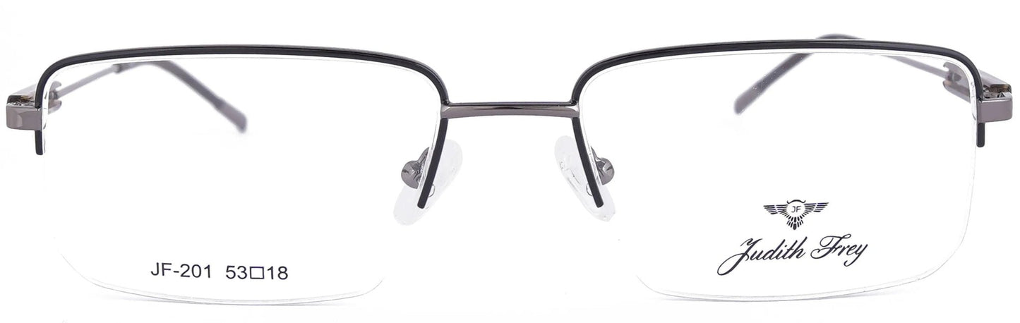 JF201 - C1 - Metal Alloy - Polished Silver - glassesbyahana.com