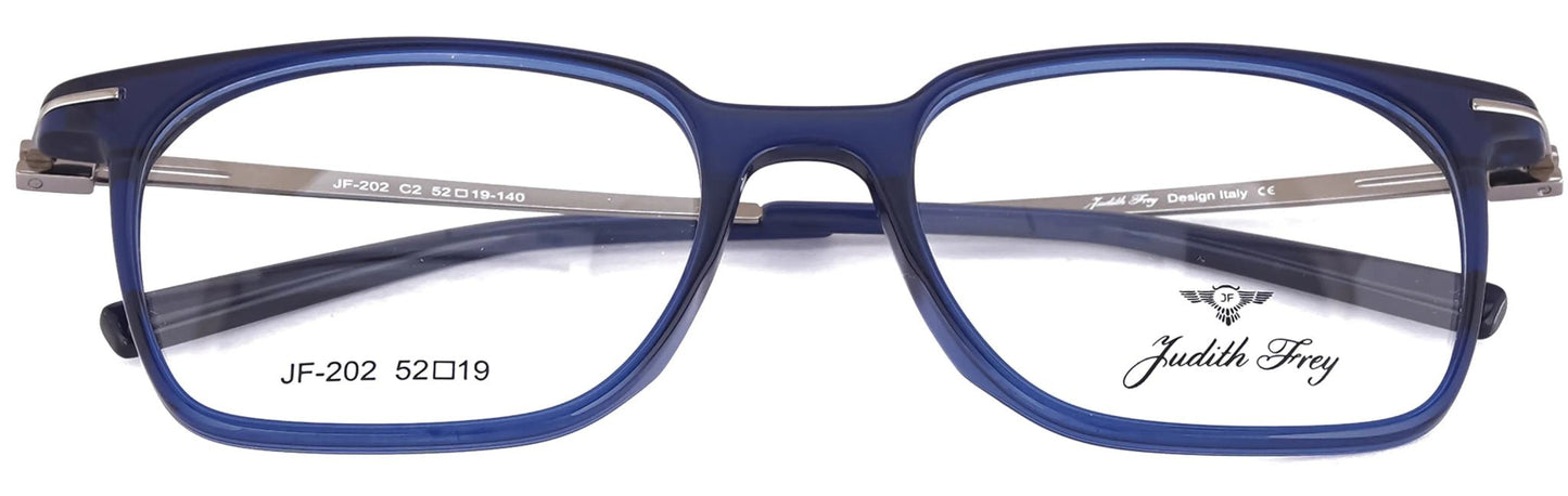 JF202 - C2 - Handmade Bio Acetate - Glacier Blue - glassesbyahana.com