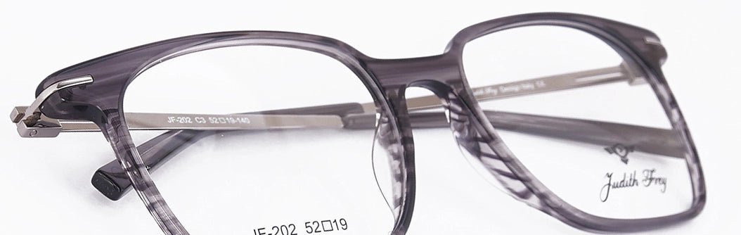 JF202 - C3 - Handmade Bio Acetate - Slate Grey - glassesbyahana.com