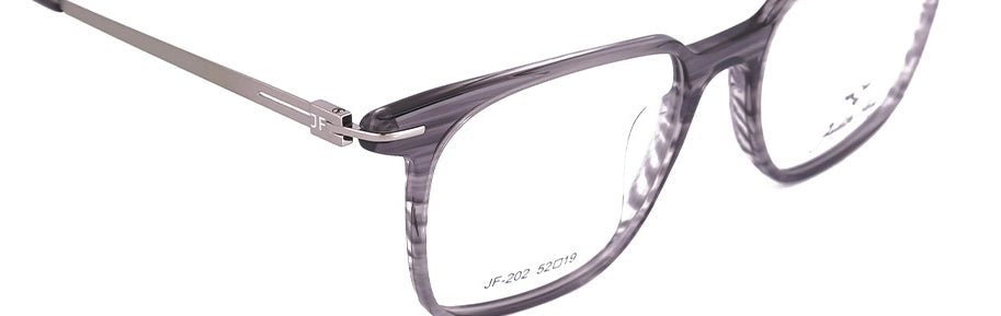 JF202 - C3 - Handmade Bio Acetate - Slate Grey - glassesbyahana.com