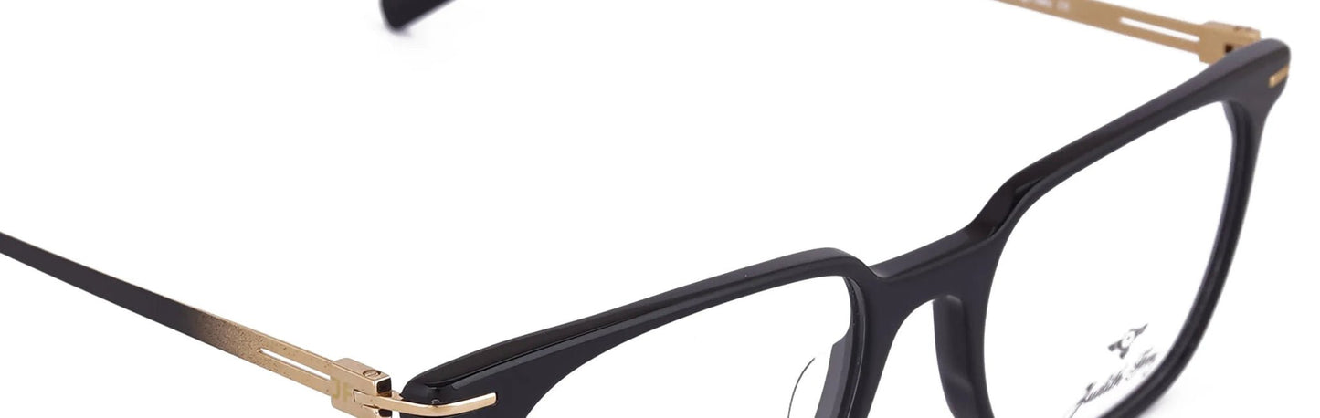 JF202 - C4 - Handmade Bio Acetate - Midnight Black - glassesbyahana.com