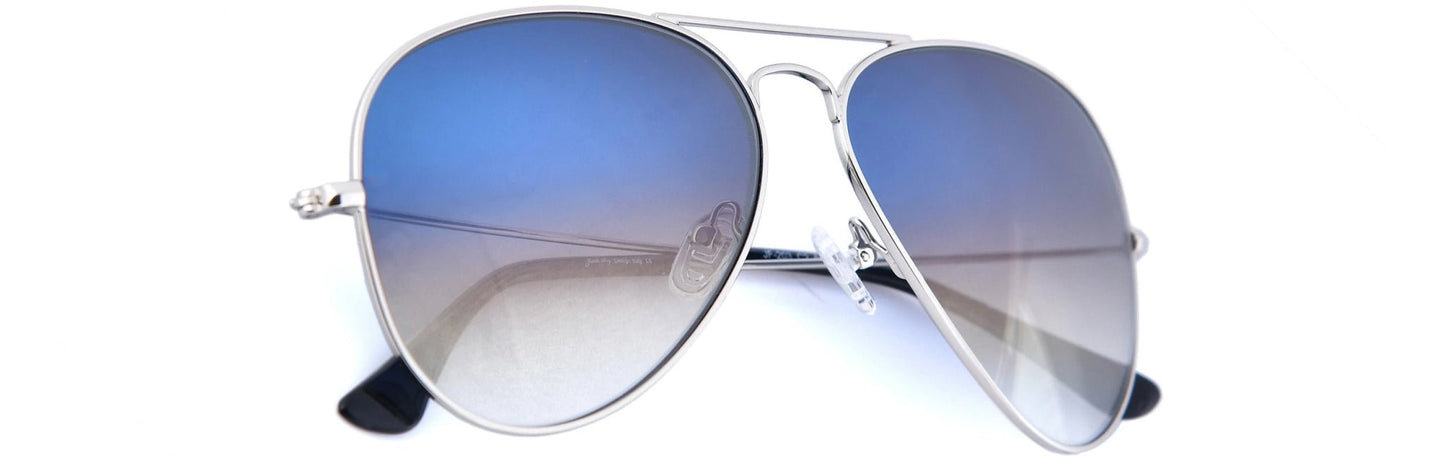 JF203 - C2 - Metal Alloy - Polished Silver - glassesbyahana.com