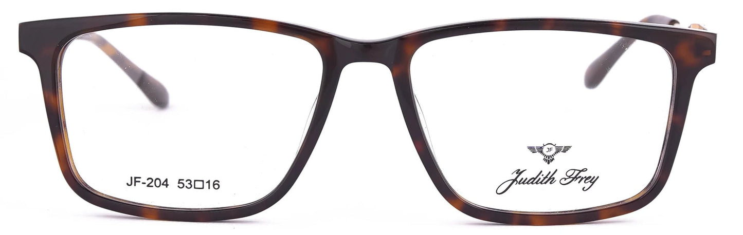 JF204 - C1 - Handmade Bio Acetate - Havana Brown - glassesbyahana.com