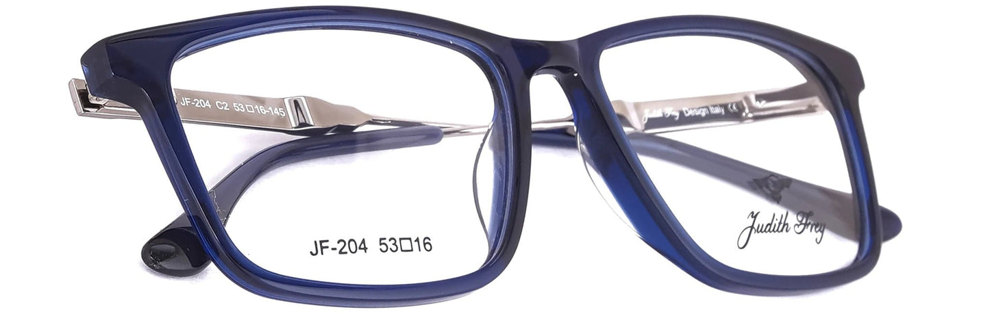 JF204 - C2 - Handmade Bio Acetate - Glacier Blue - glassesbyahana.com