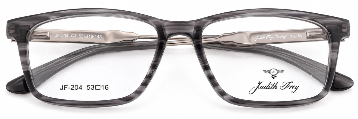 JF204-C3-Handmade Bio Acetate-Smokey Grey - glassesbyahana.com