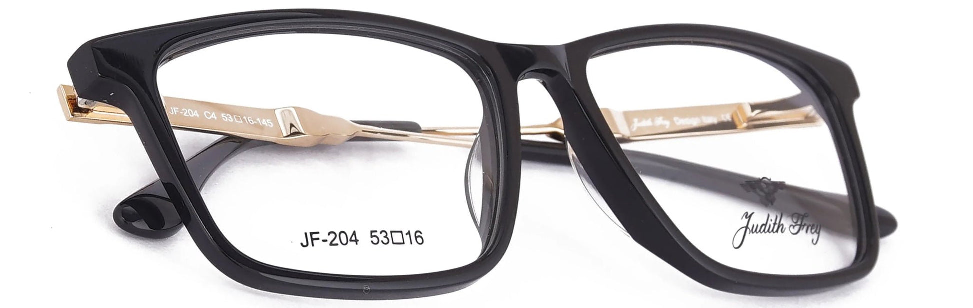 JF204 - C4 - Handmade Bio Acetate - Midnight Black - glassesbyahana.com