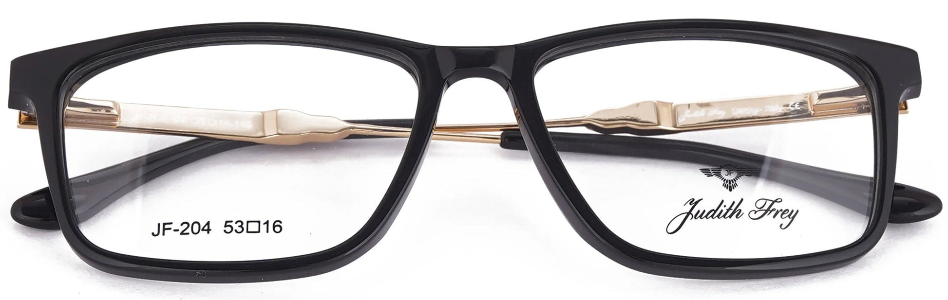 JF204 - C4 - Handmade Bio Acetate - Midnight Black - glassesbyahana.com