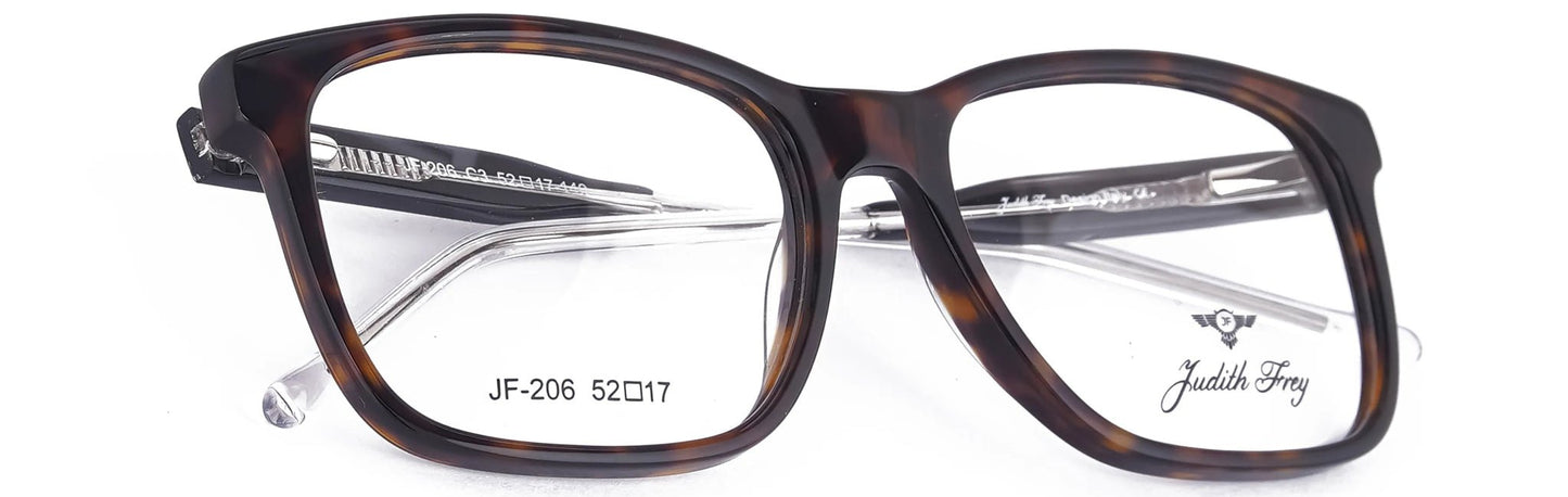 JF206 - C3 - Handmade Bio Acetate Havana Brown - glassesbyahana.com