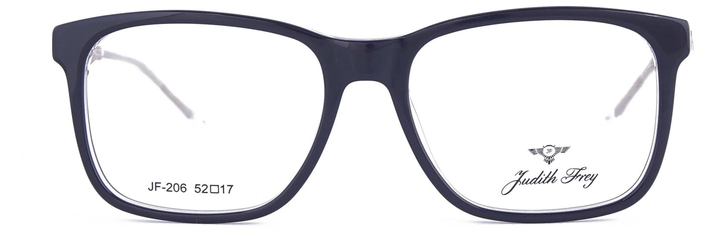 JF206 - C4 - Handmade Bio Acetate - Midnight Black - glassesbyahana.com