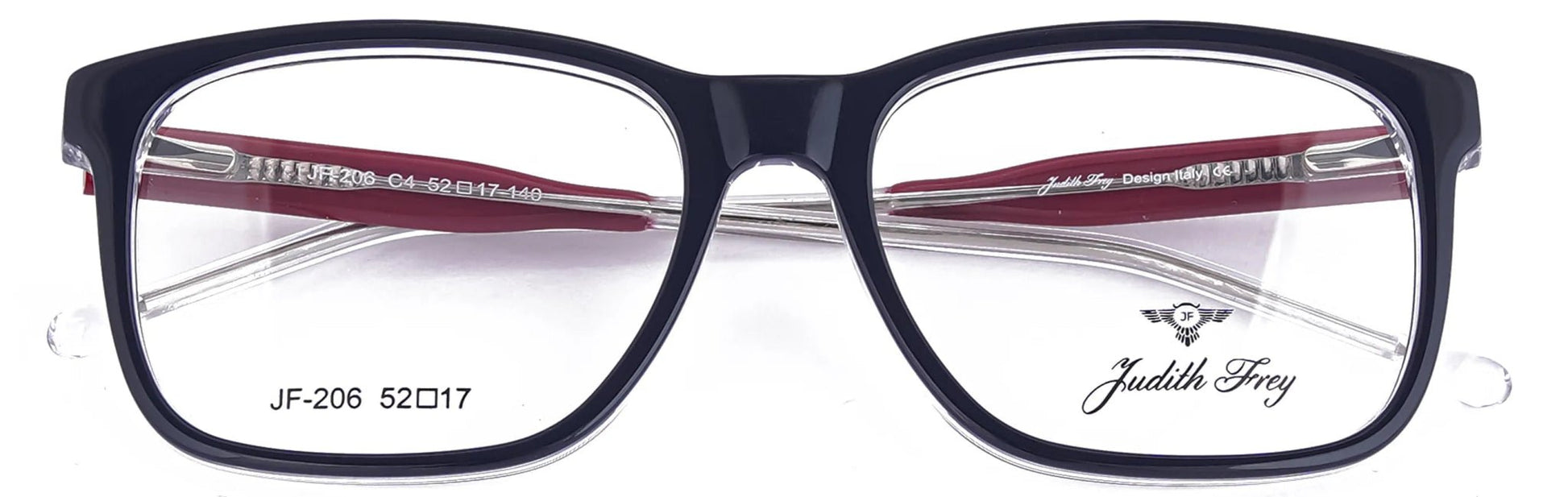 JF206 - C4 - Handmade Bio Acetate - Midnight Black - glassesbyahana.com