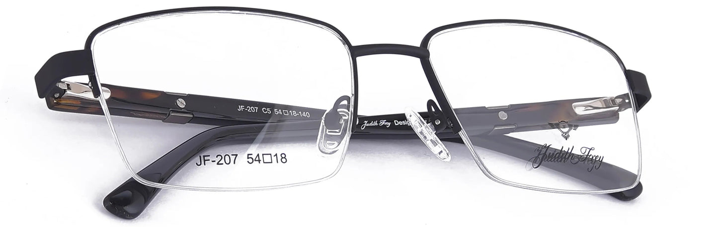 JF207 - C5 - Metal Alloy - Havana Brown - glassesbyahana.com