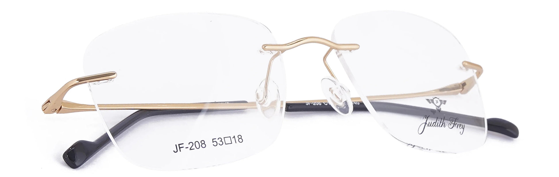 JF208 - C1 - Titanium - Antique Gold - glassesbyahana.com