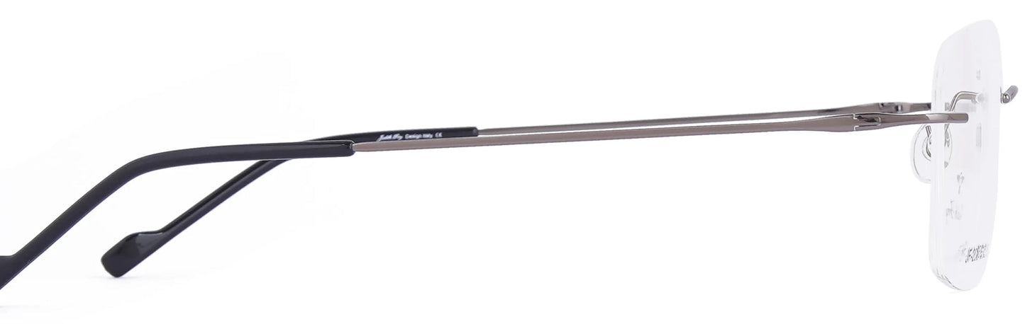 JF208 - C3 - Titanium - Midnight Black - glassesbyahana.com