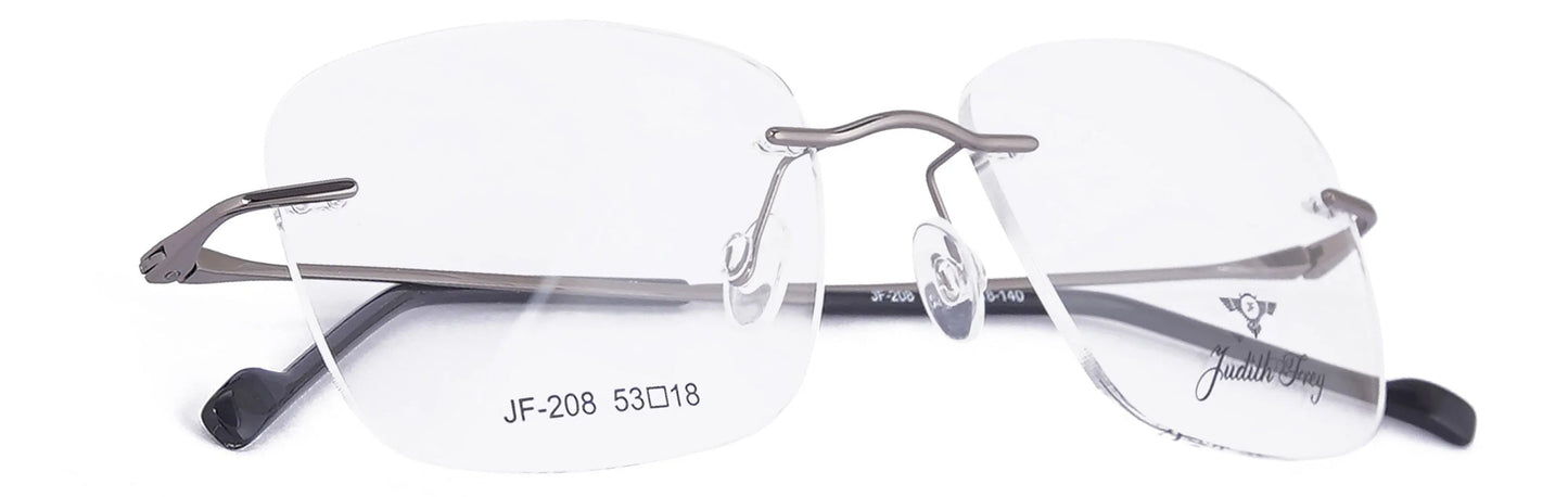 JF208 - C3 - Titanium - Midnight Black - glassesbyahana.com