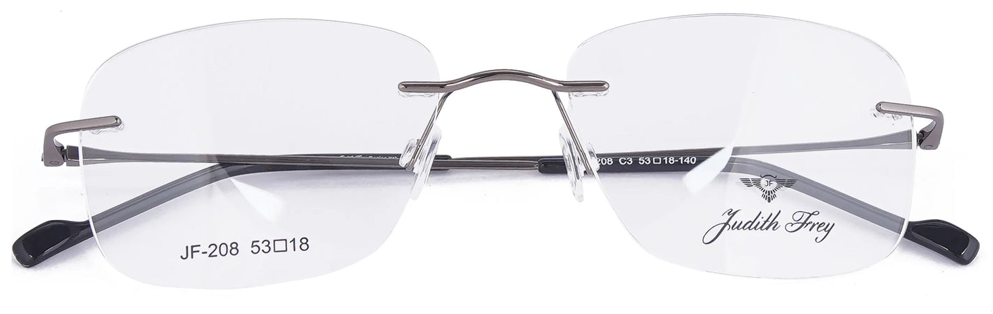 JF208 - C3 - Titanium - Midnight Black - glassesbyahana.com