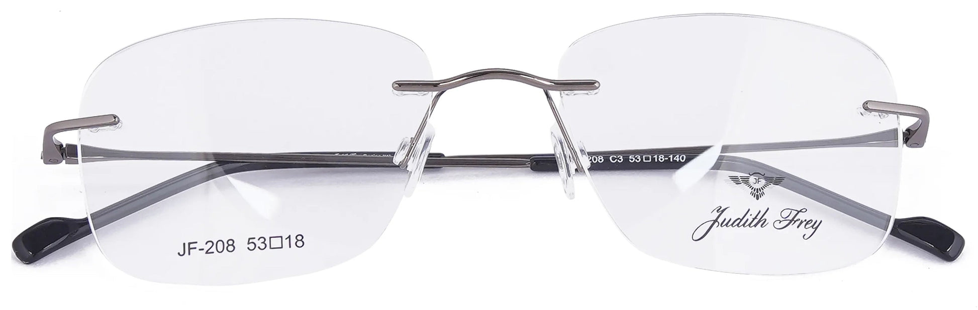 JF208 - C3 - Titanium - Midnight Black - glassesbyahana.com