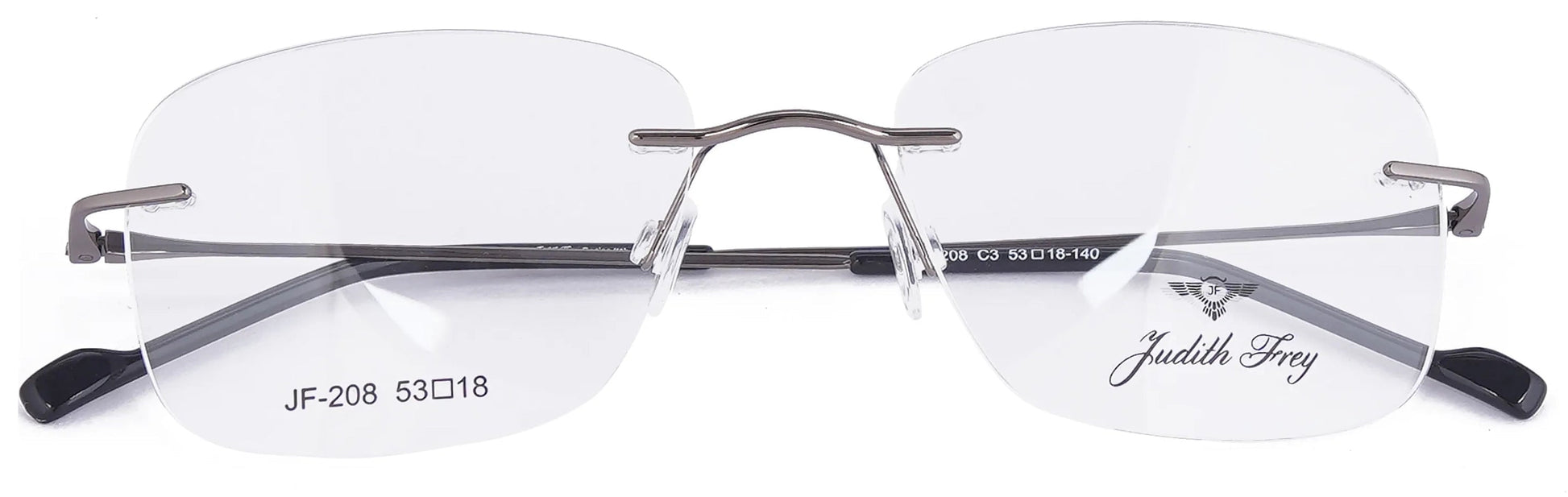 JF208 - C3 - Titanium - Midnight Black - glassesbyahana.com