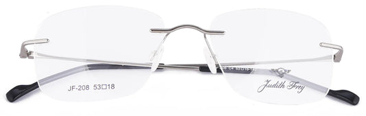 JF208 - C4 - Titanium - Polished Silver - glassesbyahana.com