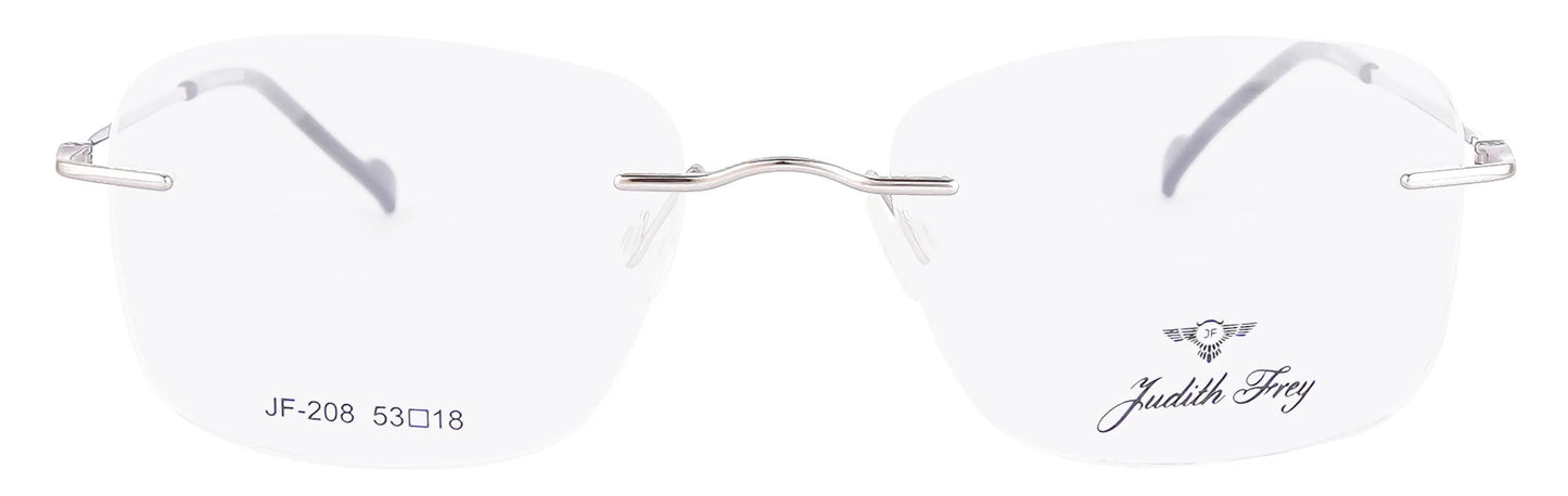 JF208 - C4 - Titanium - Polished Silver - glassesbyahana.com