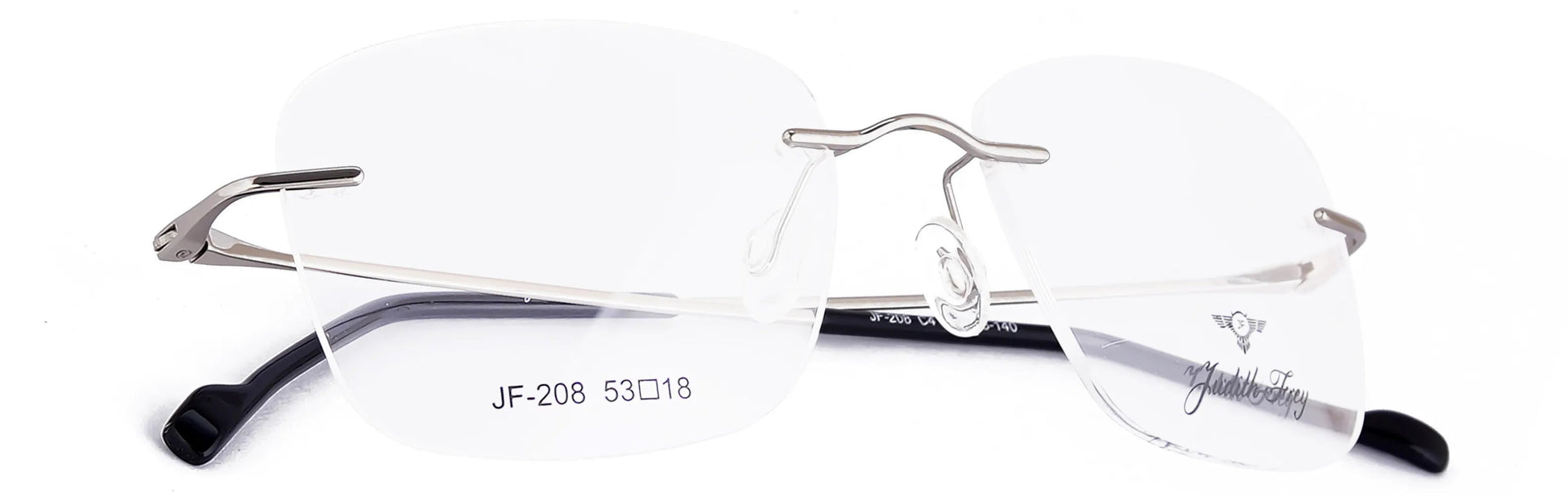 JF208 - C4 - Titanium - Polished Silver - glassesbyahana.com