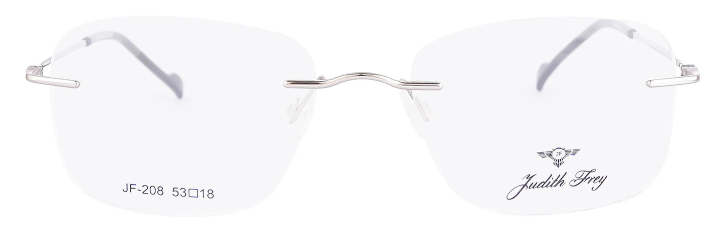 JF208 - C4 - Titanium - Polished Silver - glassesbyahana.com
