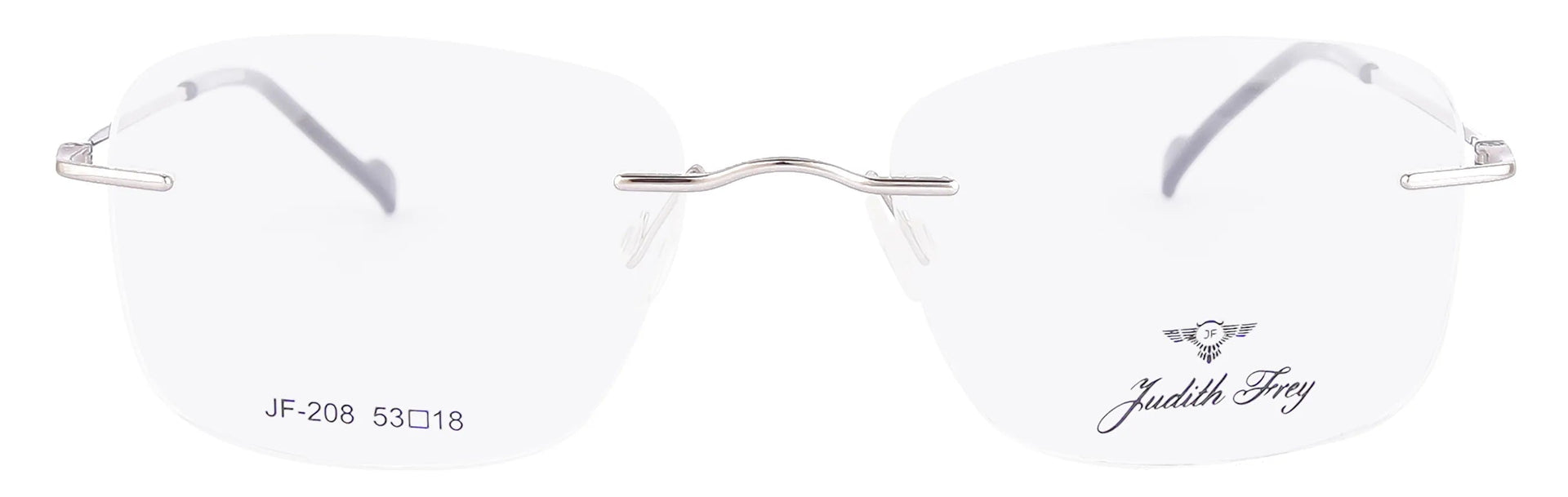 JF208 - C4 - Titanium - Polished Silver - glassesbyahana.com