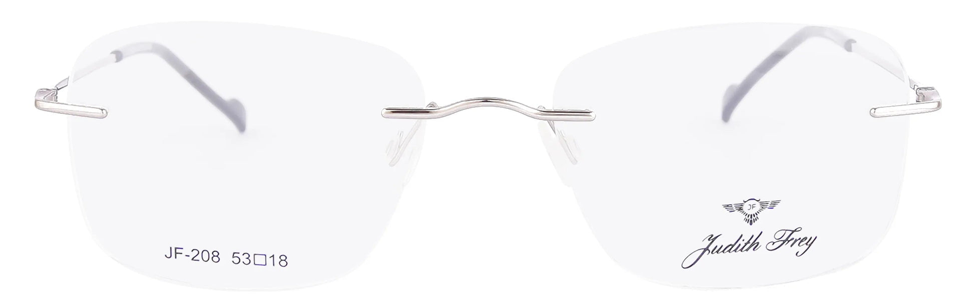 JF208 - C4 - Titanium - Polished Silver - glassesbyahana.com