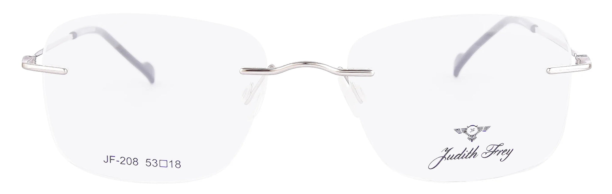 JF208 - C4 - Titanium - Polished Silver - glassesbyahana.com