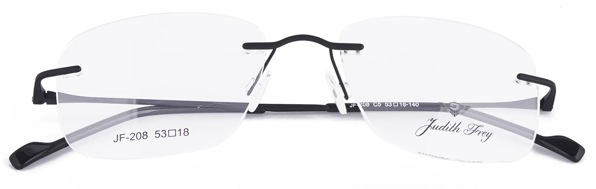 JF208 - C5 - Titanium - Midnight Black - glassesbyahana.com