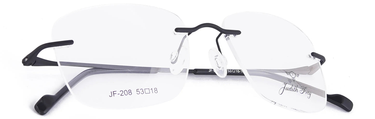 JF208 - C5 - Titanium - Midnight Black - glassesbyahana.com