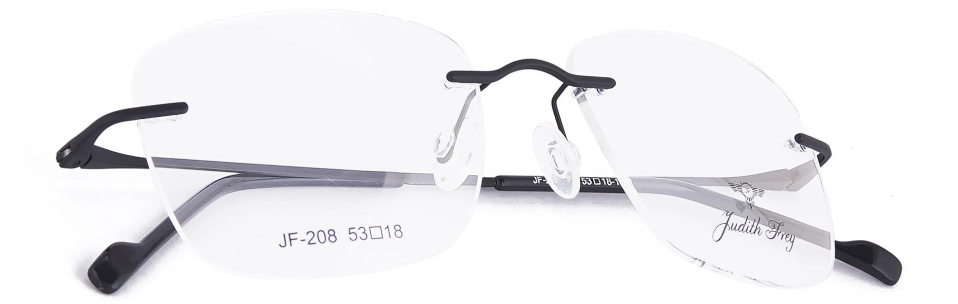 JF208 - C5 - Titanium - Midnight Black - glassesbyahana.com