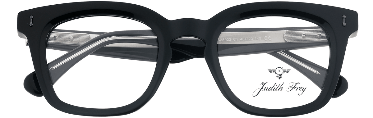 JF25923-C1-Handmade Bio Acetate-Midnight Black - glassesbyahana.com