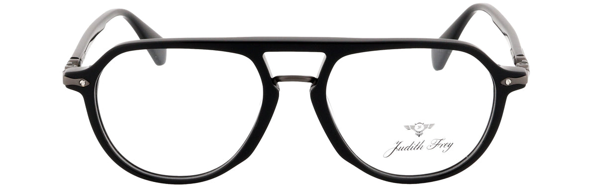 JF25971-C1-Handmade Bio Acetate-Midnight Black - glassesbyahana.com