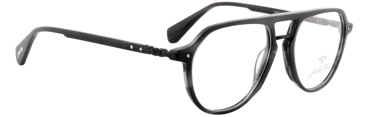 JF25971-C5-Handmade Bio Acetate-Translucent Grey - glassesbyahana.com