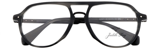 JF25971-C5-Handmade Bio Acetate-Translucent Grey - glassesbyahana.com