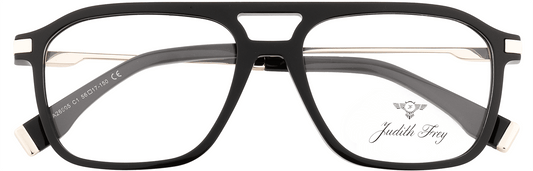 JF26905-C1-Handmade Bio-Acetate-Midnight Black - glassesbyahana.com