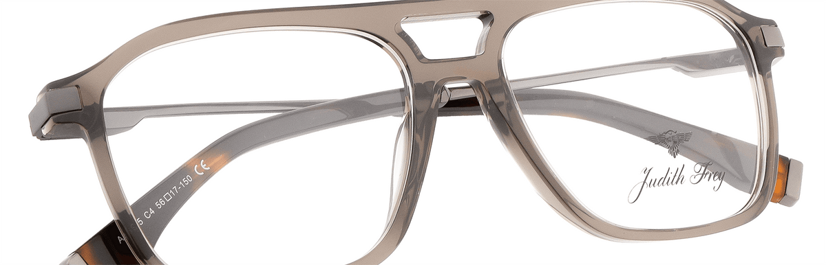 JF26905-C4-Handmade Bio-Acetate-Smokey Grey - glassesbyahana.com