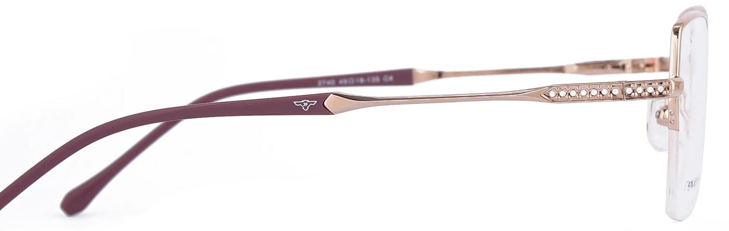 JF2740 - C4 - Metal Alloy - Antique Gold - glassesbyahana.com