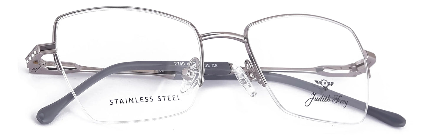 JF2740 - C5 - Polished Silver - glassesbyahana.com