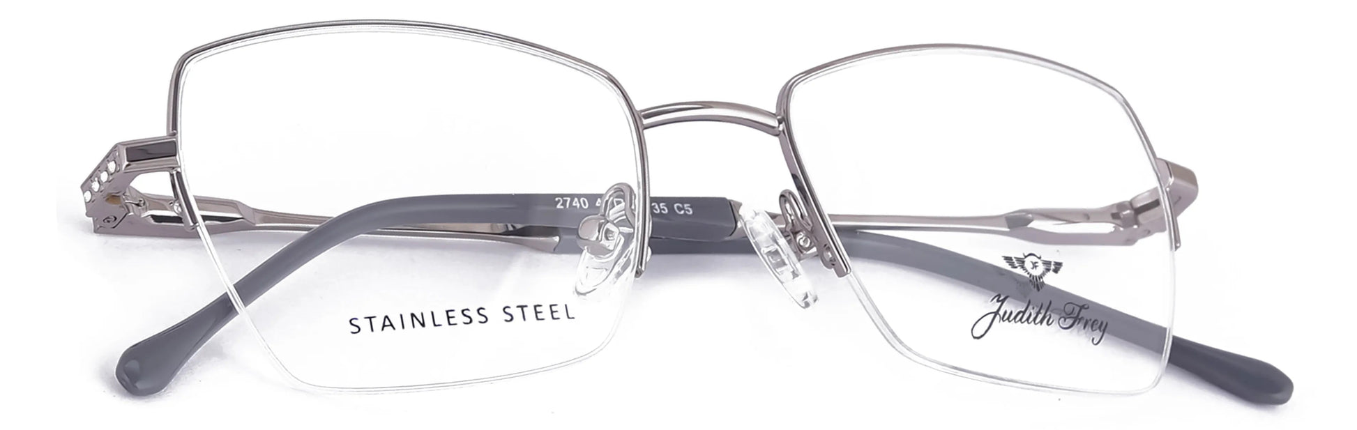 JF2740 - C5 - Polished Silver - glassesbyahana.com
