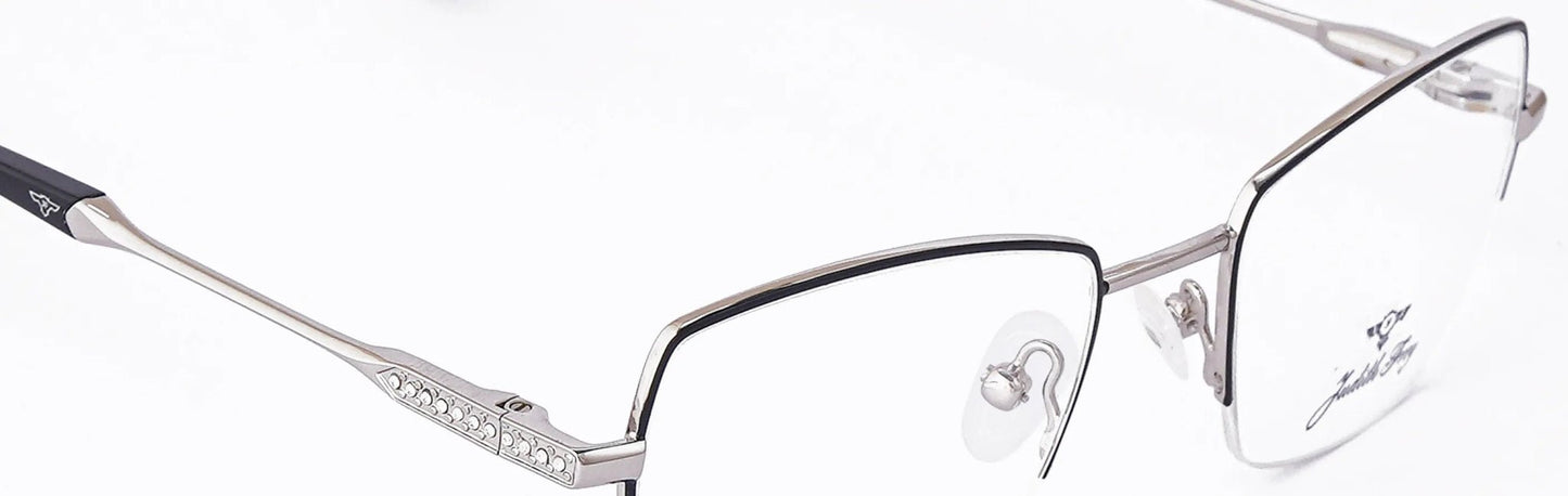 JF2740 - C6 - Metal Alloy - Polished Silver - glassesbyahana.com