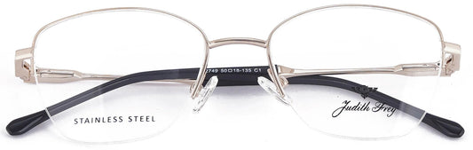 JF2749 - C1 - Metal Alloy - Polished Silver - glassesbyahana.com