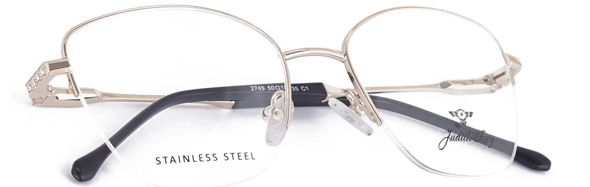JF2749 - C1 - Metal Alloy - Polished Silver - glassesbyahana.com