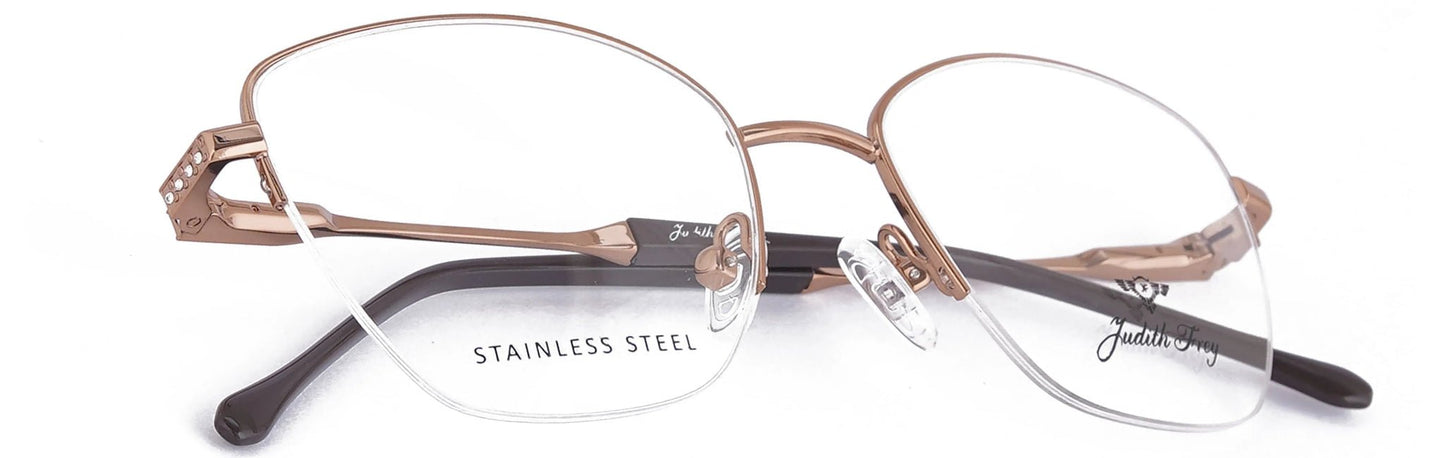 JF2749 - C2 - Metal Alloy - Rose Gold - glassesbyahana.com