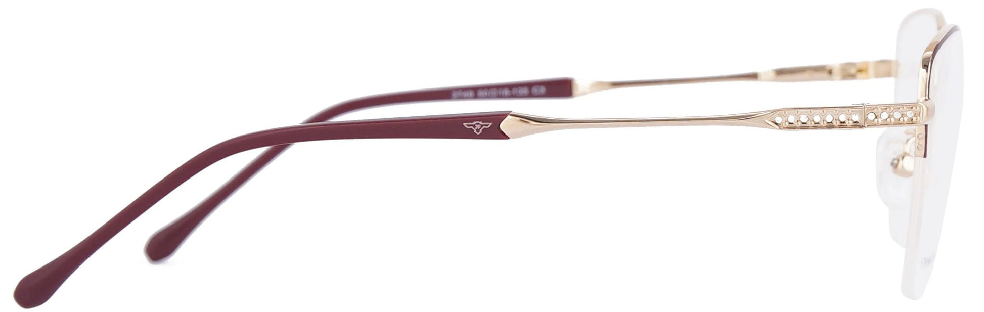 JF2749 - C3 - Metal Alloy - Burgundy Wine - glassesbyahana.com