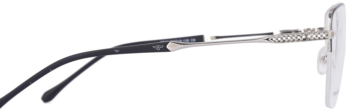 JF2749 - C6 - Metal Alloy - Polished Silver - glassesbyahana.com