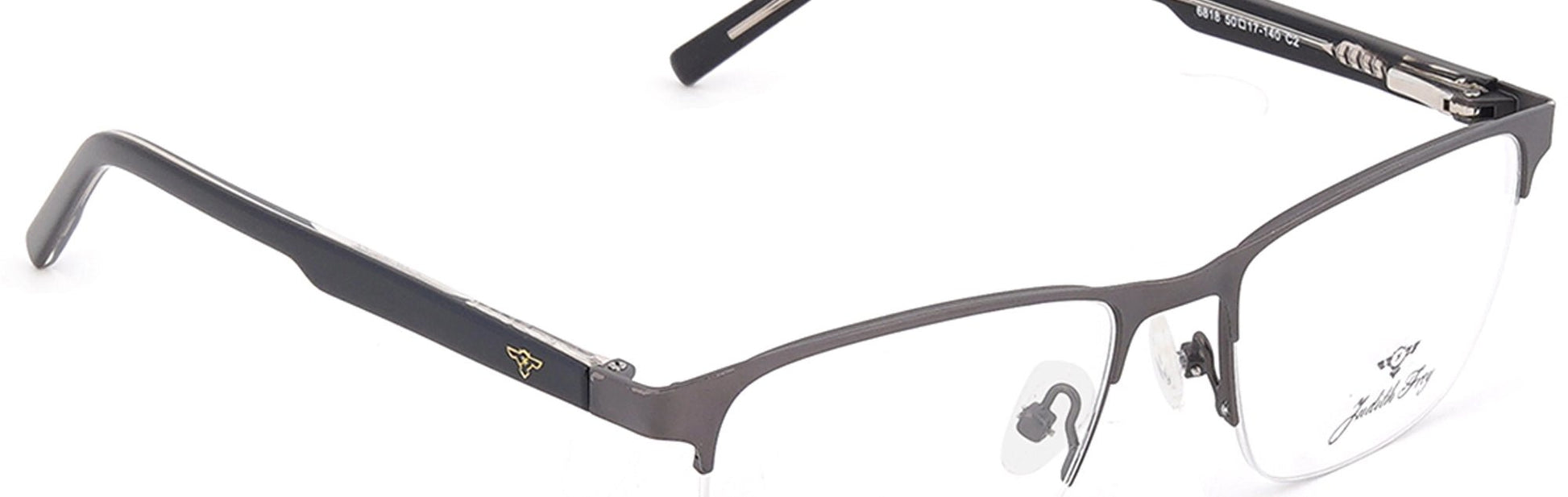 JF6818 - C2 - Metal Alloys Clipon - Midnight Black - glassesbyahana.com