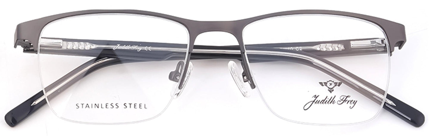 JF6818 - C2 - Metal Alloys Clipon - Midnight Black - glassesbyahana.com