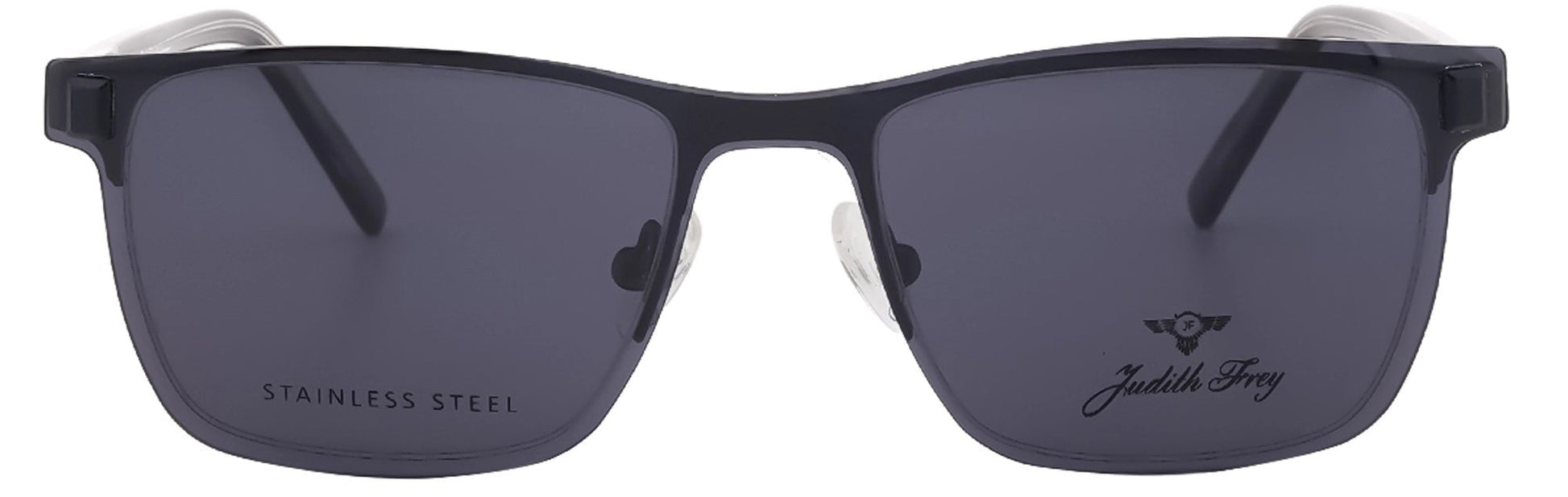 JF6818 - C2 - Metal Alloys Clipon - Midnight Black - glassesbyahana.com