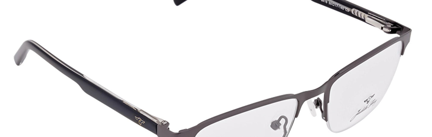 JF6818 - C2 - Metal Alloys Clipon - Midnight Black - glassesbyahana.com